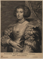 TvB G 6290
<br/>
Portret Margareta van Lotharingen (1615-1672)
<br/>
<em>Bolswert, Schelte Adamsz. (ca. 1586 - 1659)</em>